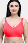 Maroon Clothing Double Layered Non Wired Full Coverage Super Support Bra (Pack of 2) - Multicolor — thumbnail 6